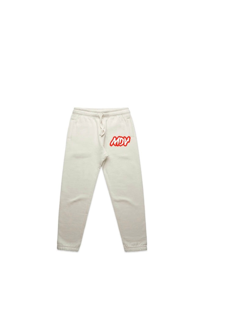 Red & White MDV Logo Kid Sweatpants