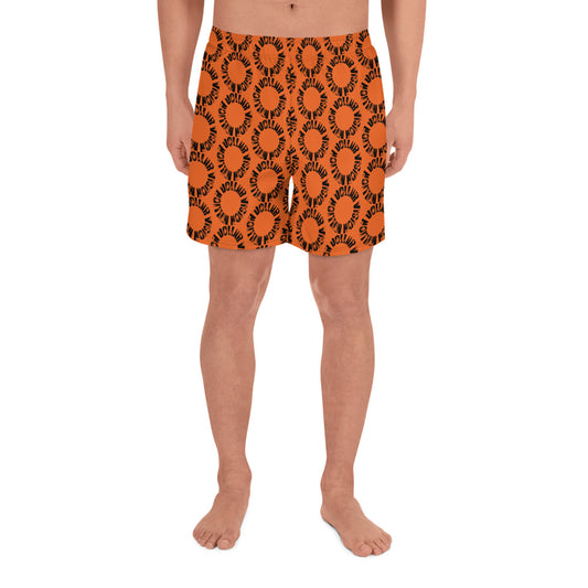 Orange MDV Circle Shorts