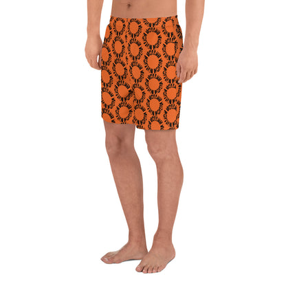 Orange MDV Circle Shorts