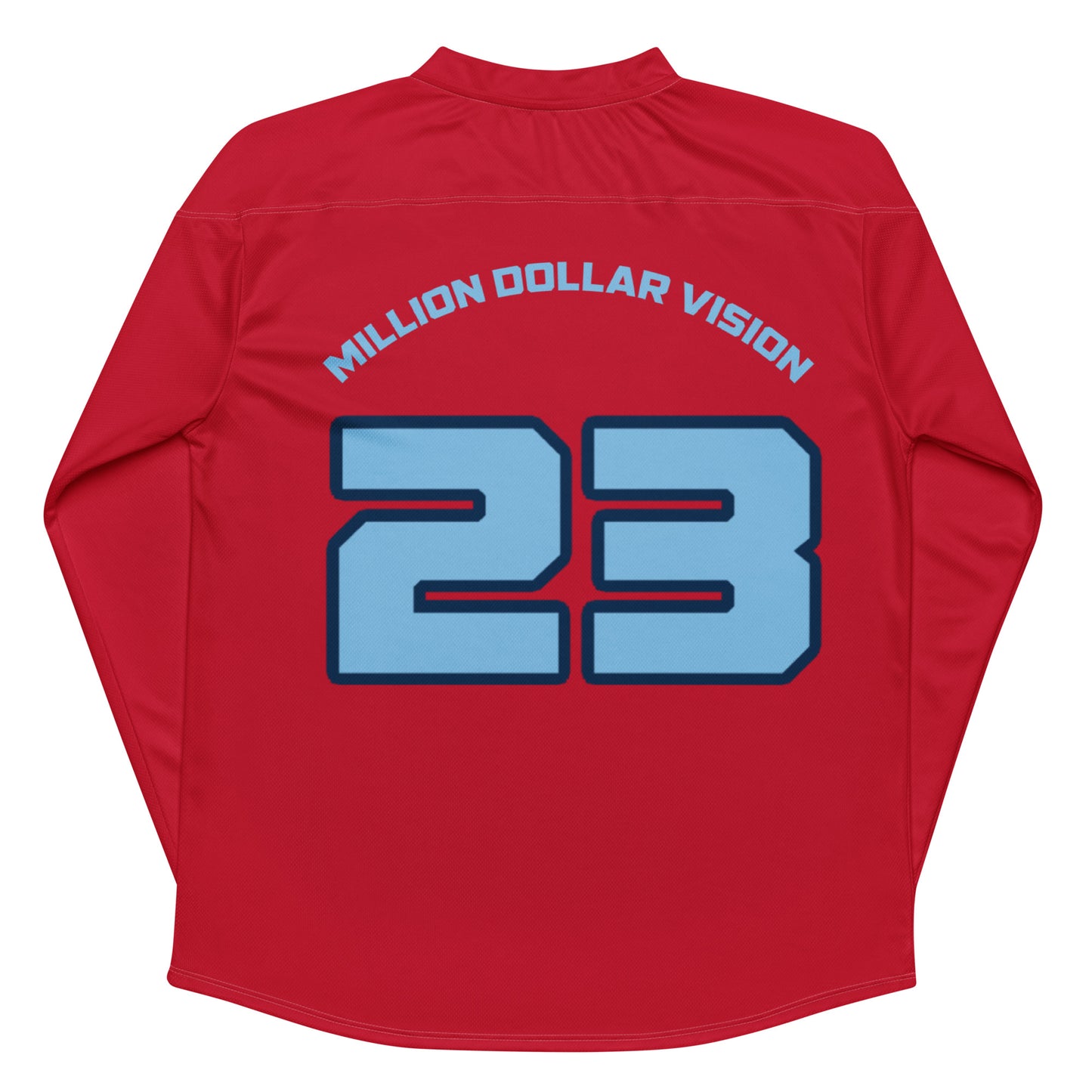 Million Dollar Vision Red Hockey Jersey