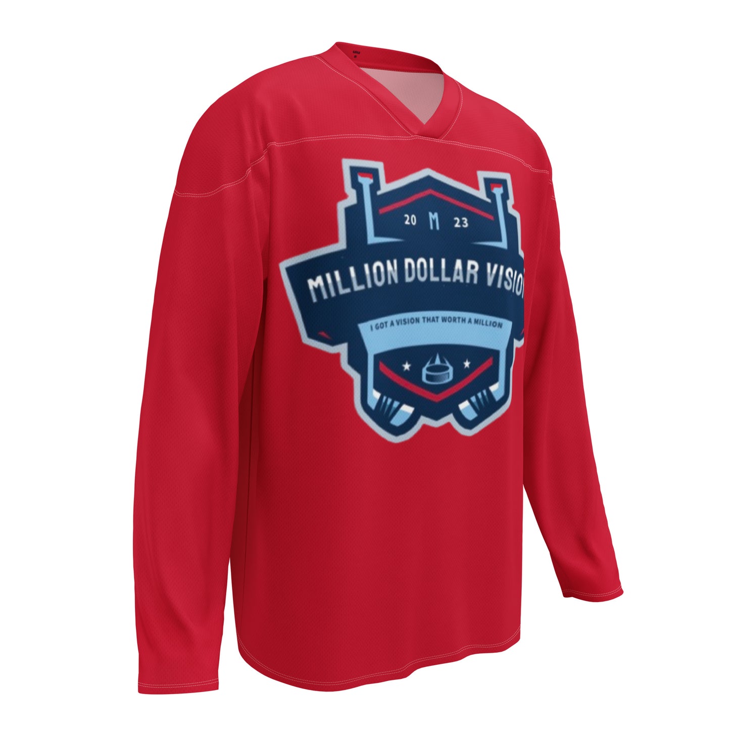 Million Dollar Vision Red Hockey Jersey