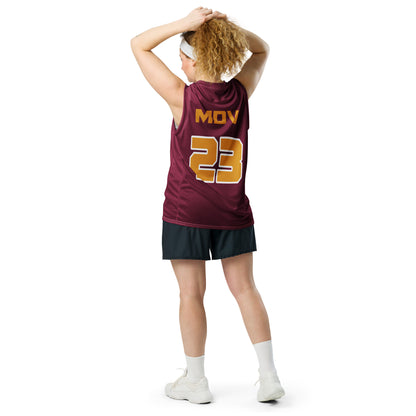 MDV Maroon Basketball Jersey