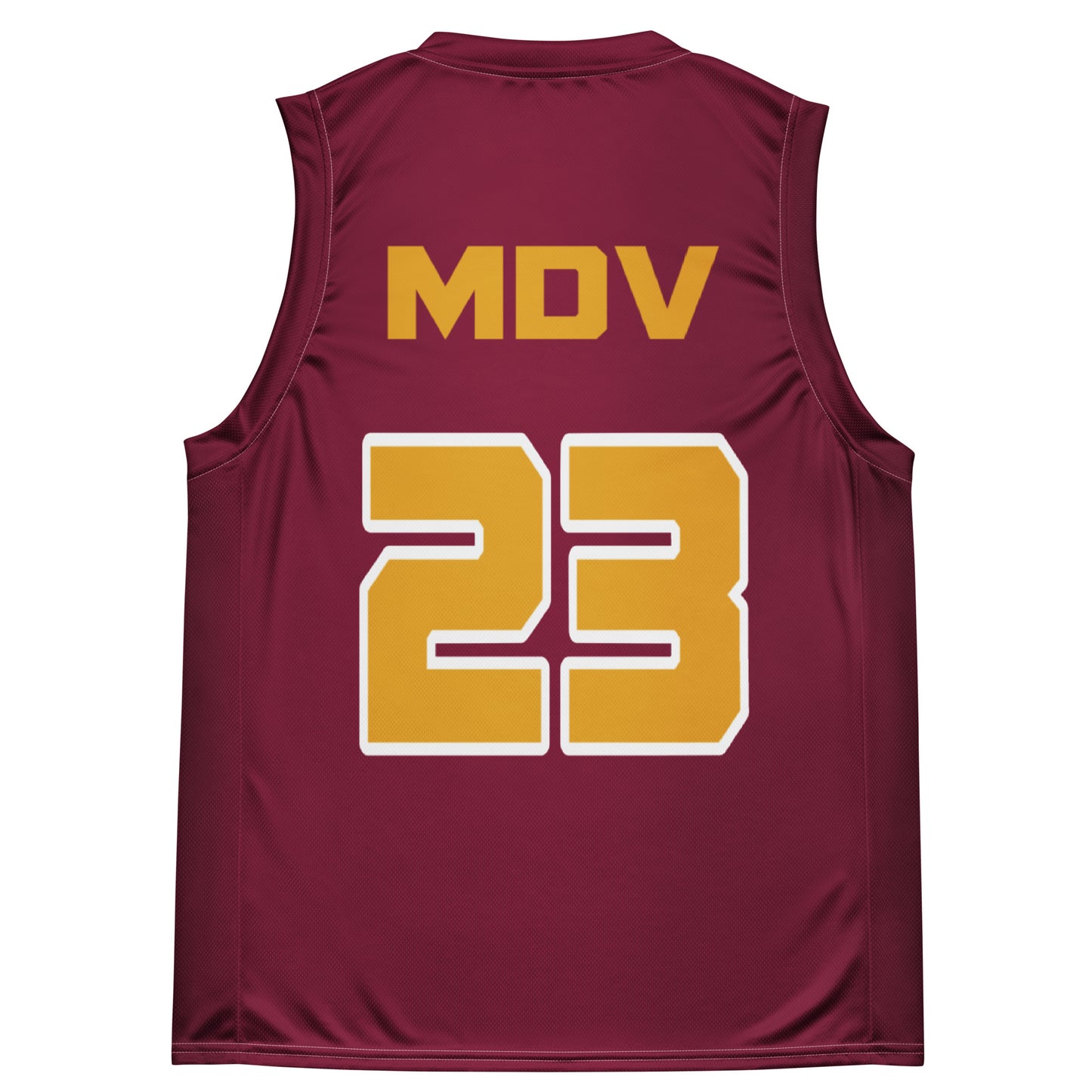 MDV Maroon Basketball Jersey