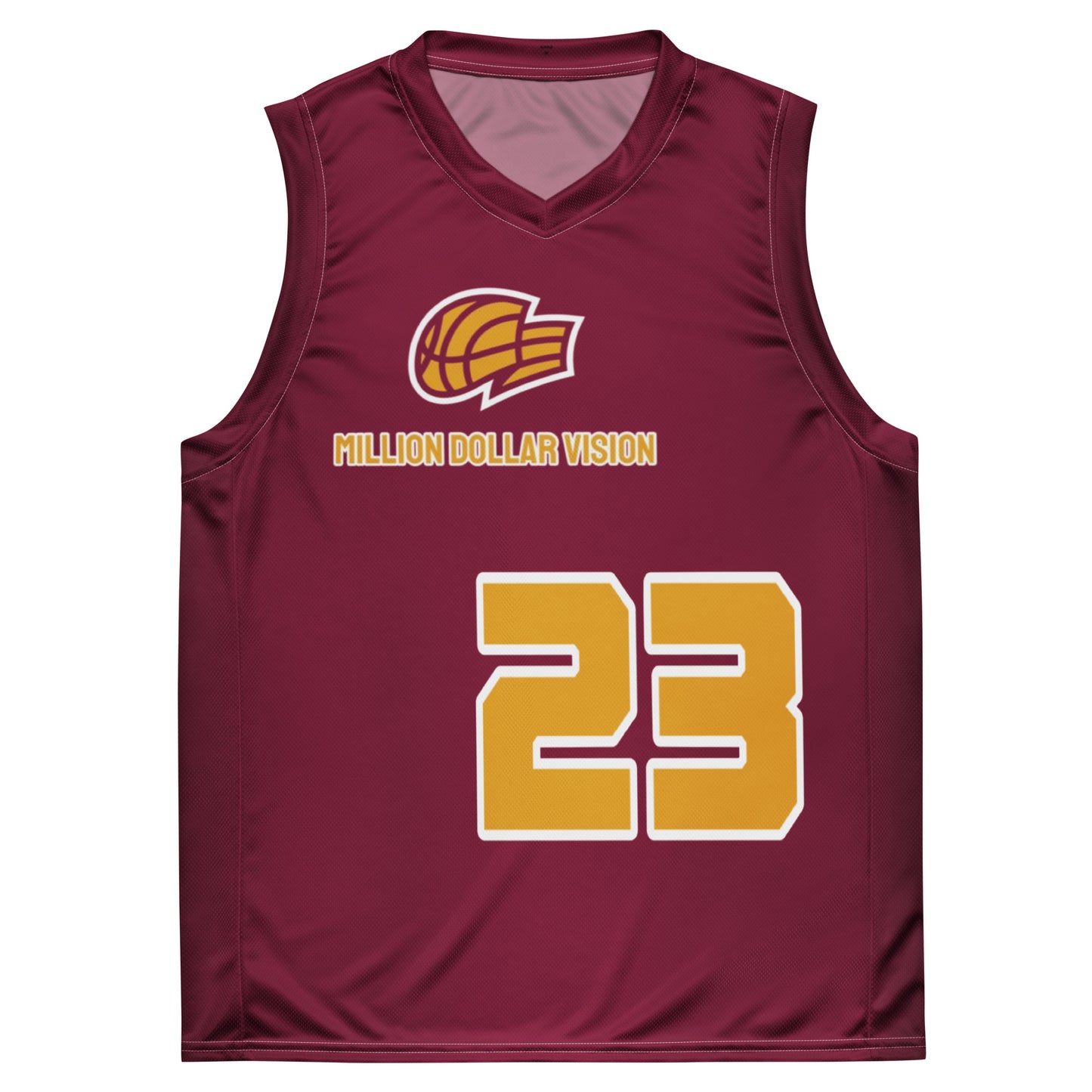 MDV Maroon Basketball Jersey