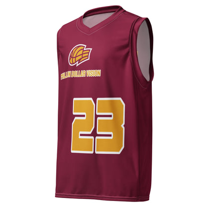 MDV Maroon Basketball Jersey