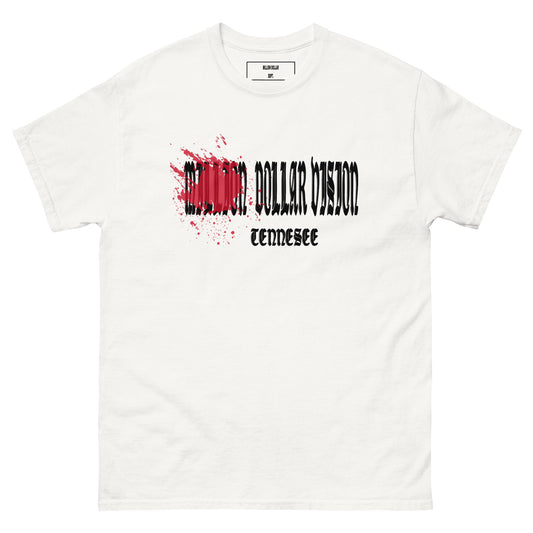 Red MDV Spray Painted Tee