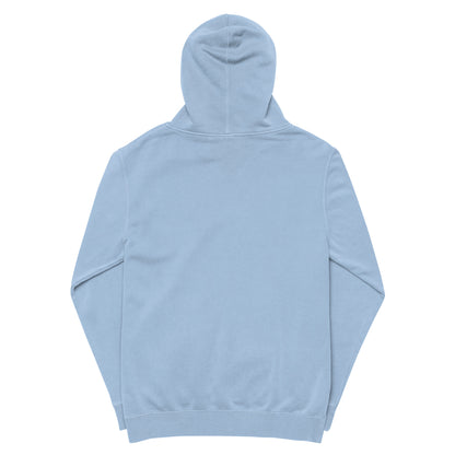 White MDV pigment-dyed hoodie