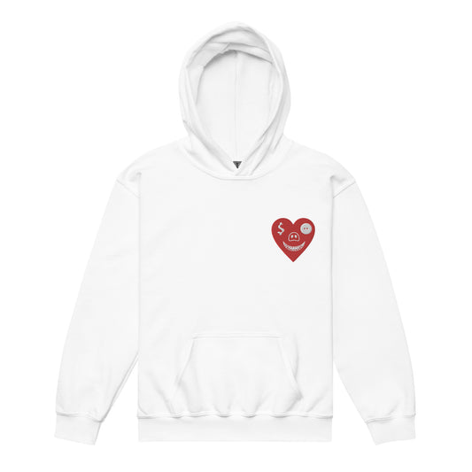 Red Love & Money Youth hoodie