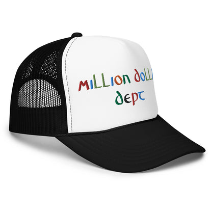 Rainbow Million Dollar Dept Foam trucker hat