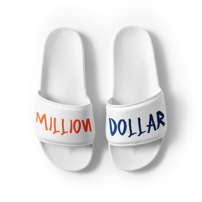 Orange & Blue Million Dollar Women's slides